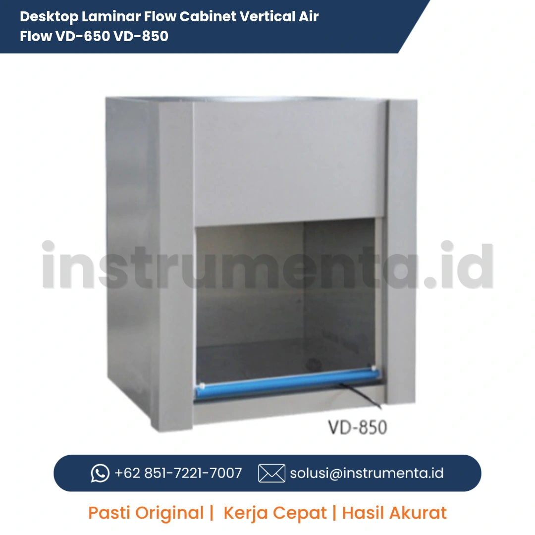Distributor Resmi Desktop Laminar Flow Cabinet Vertical Air Flow VD-650 / VD-850 Ready Stock Indonesia